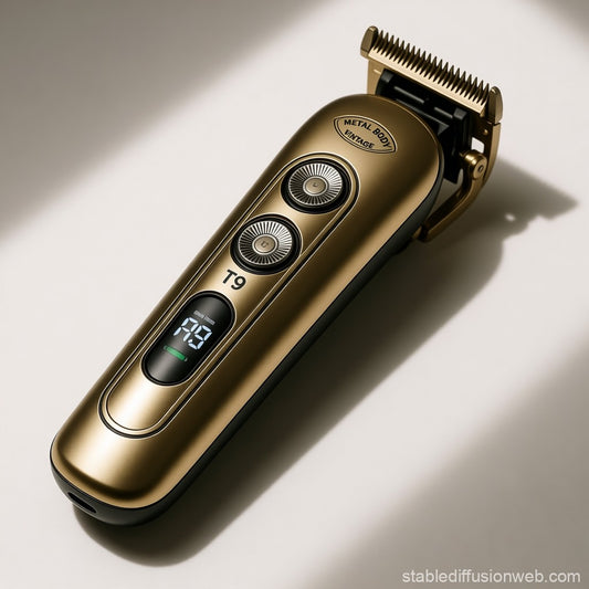 Metal Body -vintage T9 Trimmer Hair Trimmer For Men Shaver For Men Original Usb Rechargeable Hair Cutting Machine Metal Body Beard Trimmer