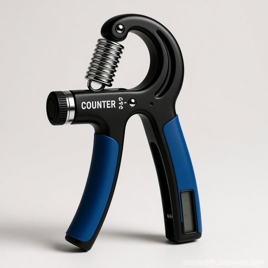 Adjustable Exerciser Hand Gripper With Counter Strengthener