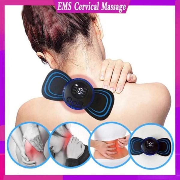 Portable Mini Electric Massager Ems Mini Body Massage Patch For Muscle