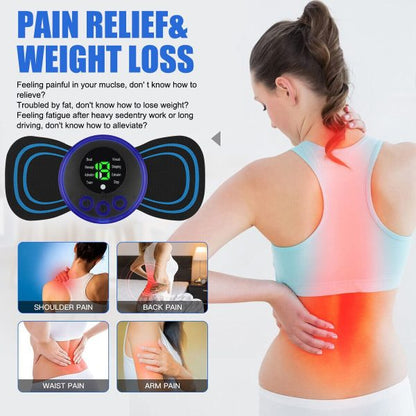 Portable Mini Electric Massager Ems Mini Body Massage Patch For Muscle