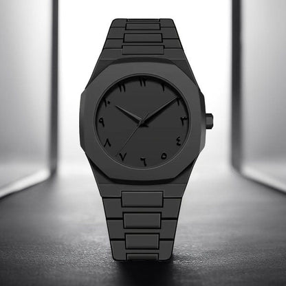 Full Black Aura Quartz Watch – Lightweight Design, , Premium Quality & Finish – Best Quality Analog Watch For Boys – Watch For Men | Full Black Color Watch (with Random Box)